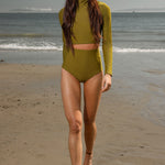 Aegean Rashguard - Frog - Heidi Merrick