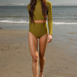Aegean Rashguard - Frog - Heidi Merrick