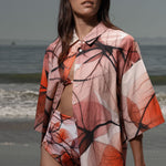 Aloha Shirt - Bougainvillea Shirting - Heidi Merrick