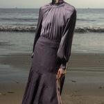 Gale Skirt - Lavender Linen - Heidi Merrick