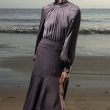 Gale Skirt - Lavender Linen - Heidi Merrick