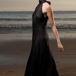Nysa Dress - Black Linen - Heidi Merrick