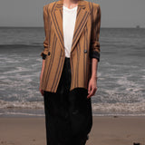 Mars Blazer - Golden Moroccan Stripe