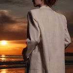 Wallace Blazer - Natural Linen - Heidi Merrick