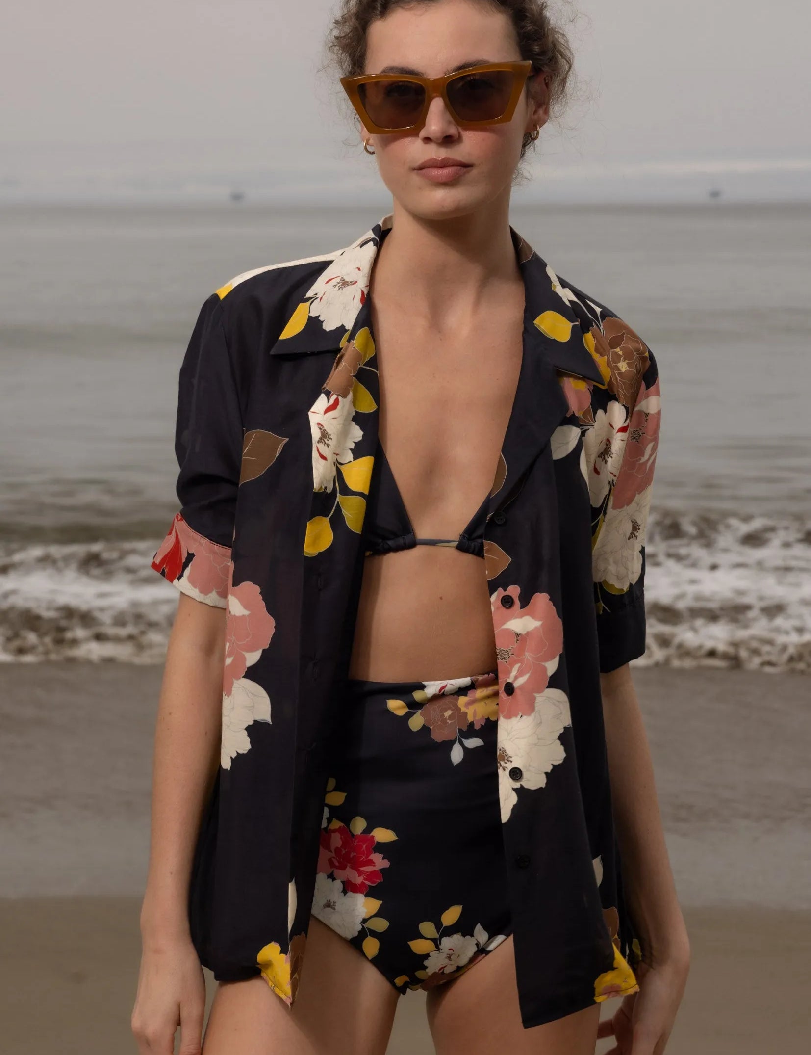 Bali Shirt - English Rose - Heidi Merrick