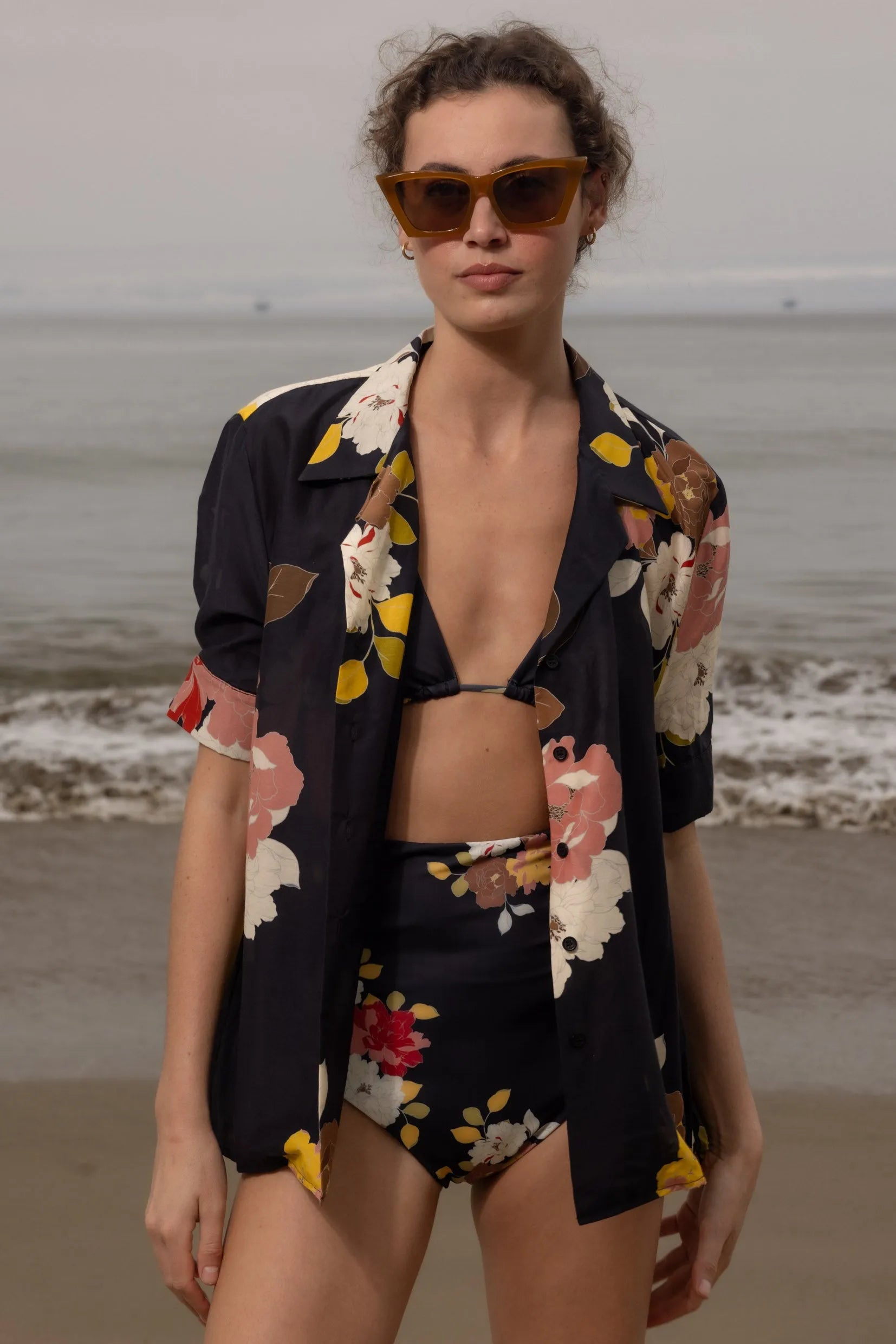 Bali Shirt - English Rose - Heidi Merrick