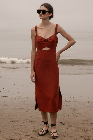 Como Dress - Sienna Silk & Hemp