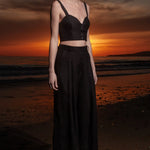 Chaplin Pant - Black Linen - Heidi Merrick