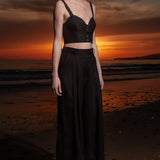 Chaplin Pant - Black Linen - Heidi Merrick