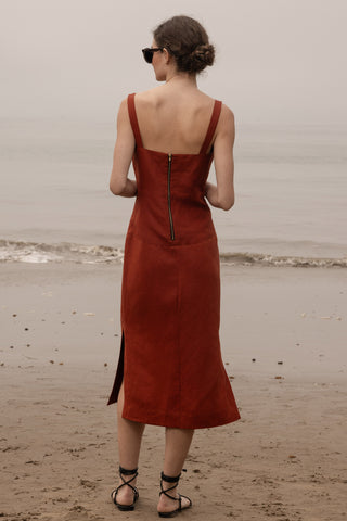 Como Dress - Sienna Silk & Hemp