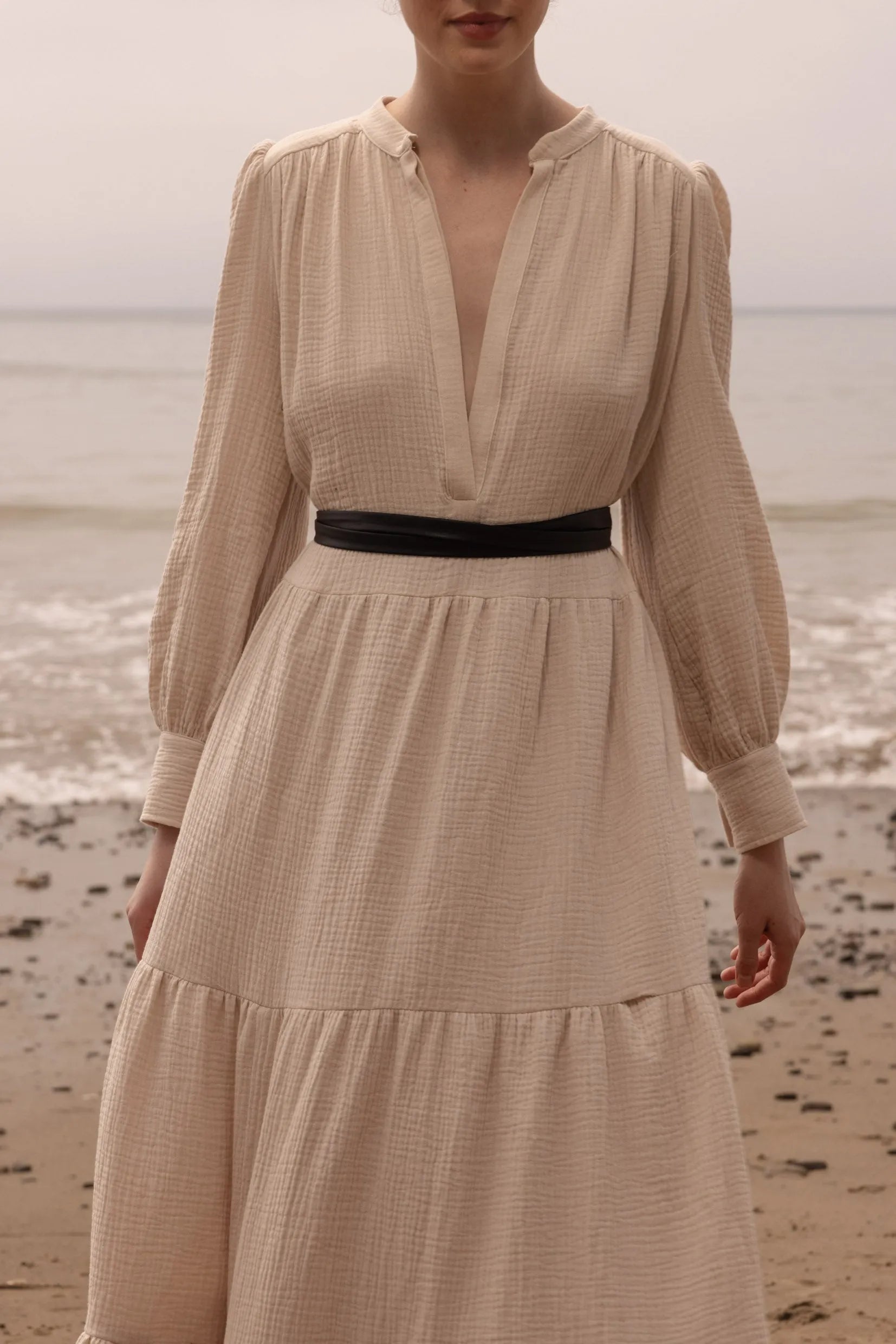 Leather Belt - Black - Heidi Merrick