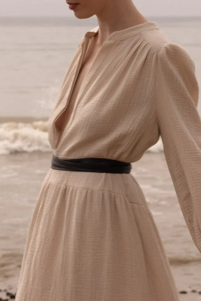 Leather Belt - Black - Heidi Merrick