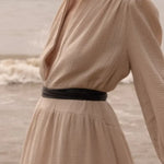 Leather Belt - Black - Heidi Merrick