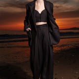 Chaplin Pant - Black Linen - Heidi Merrick