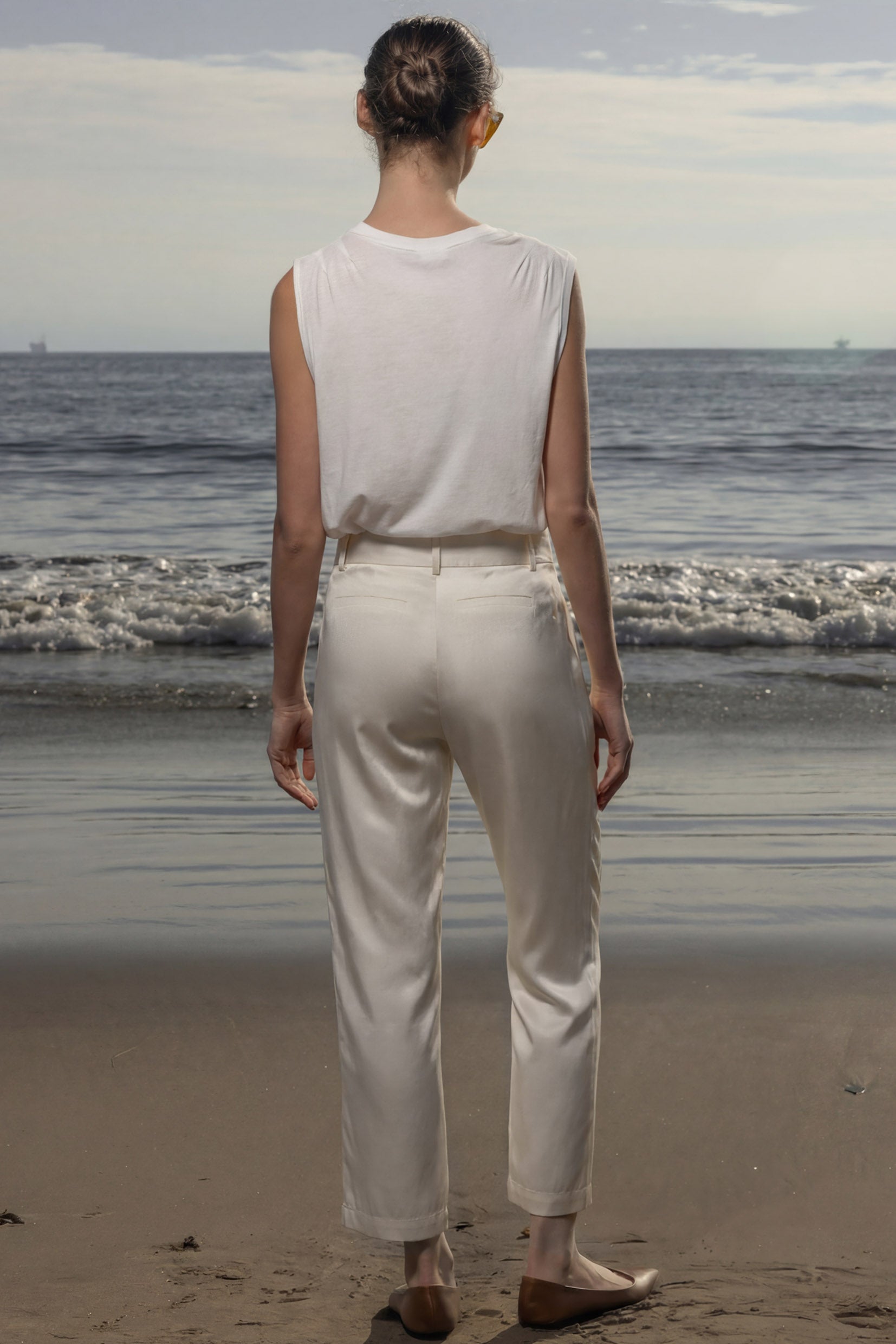 Bruno Pant - Champagne Moire - Heidi Merrick