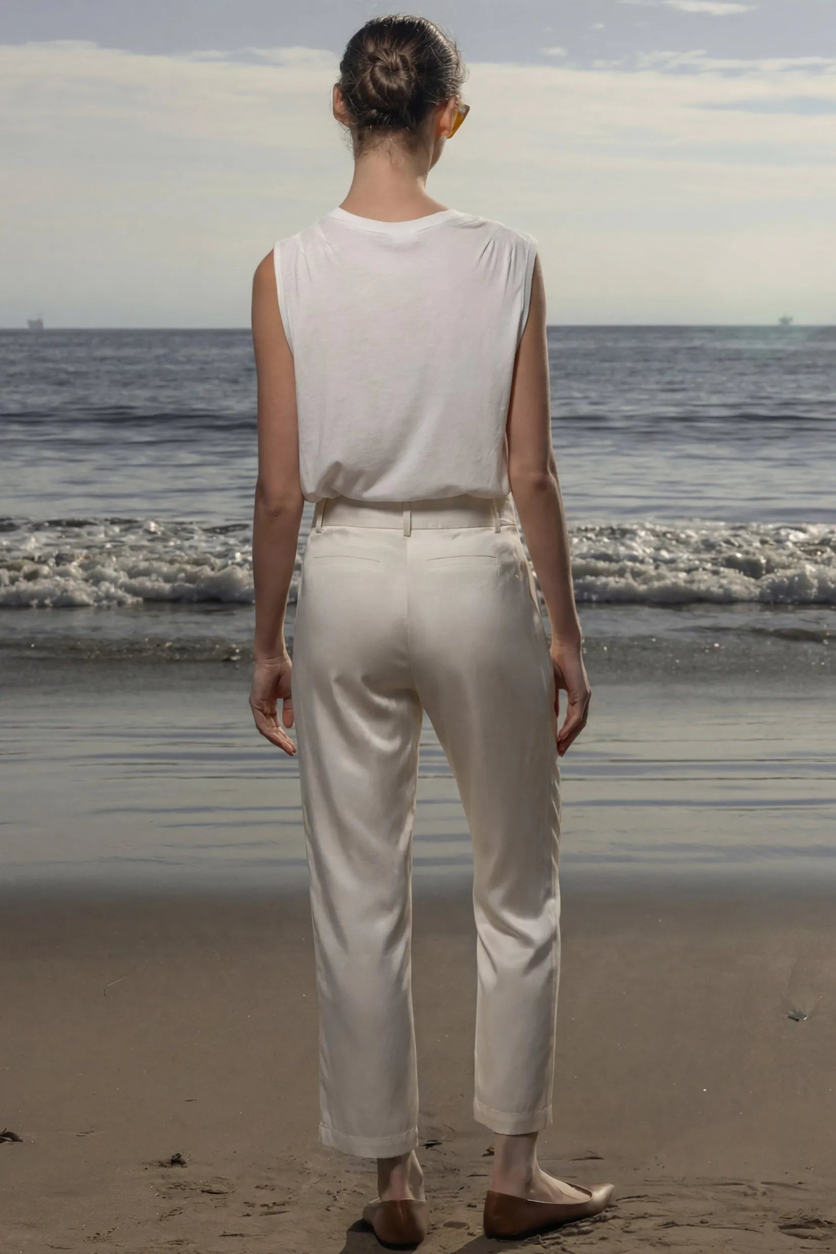 Bruno Pant - Champagne Moire - Heidi Merrick