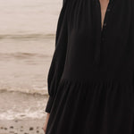Ibiza Dress - Black Gauze - Heidi Merrick