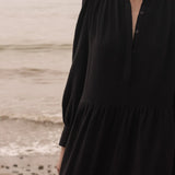 Ibiza Dress - Black Gauze - Heidi Merrick