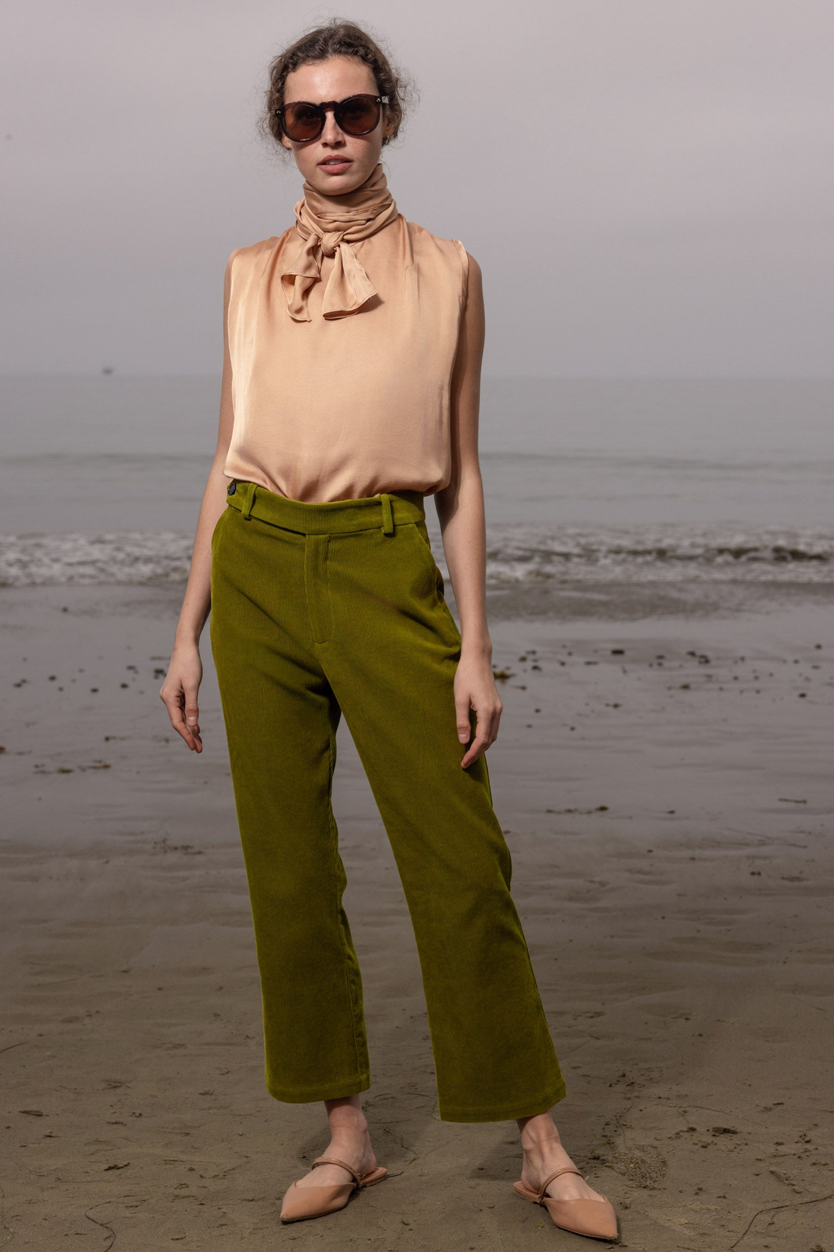 Serge Pant - Frog Corduroy - Heidi Merrick