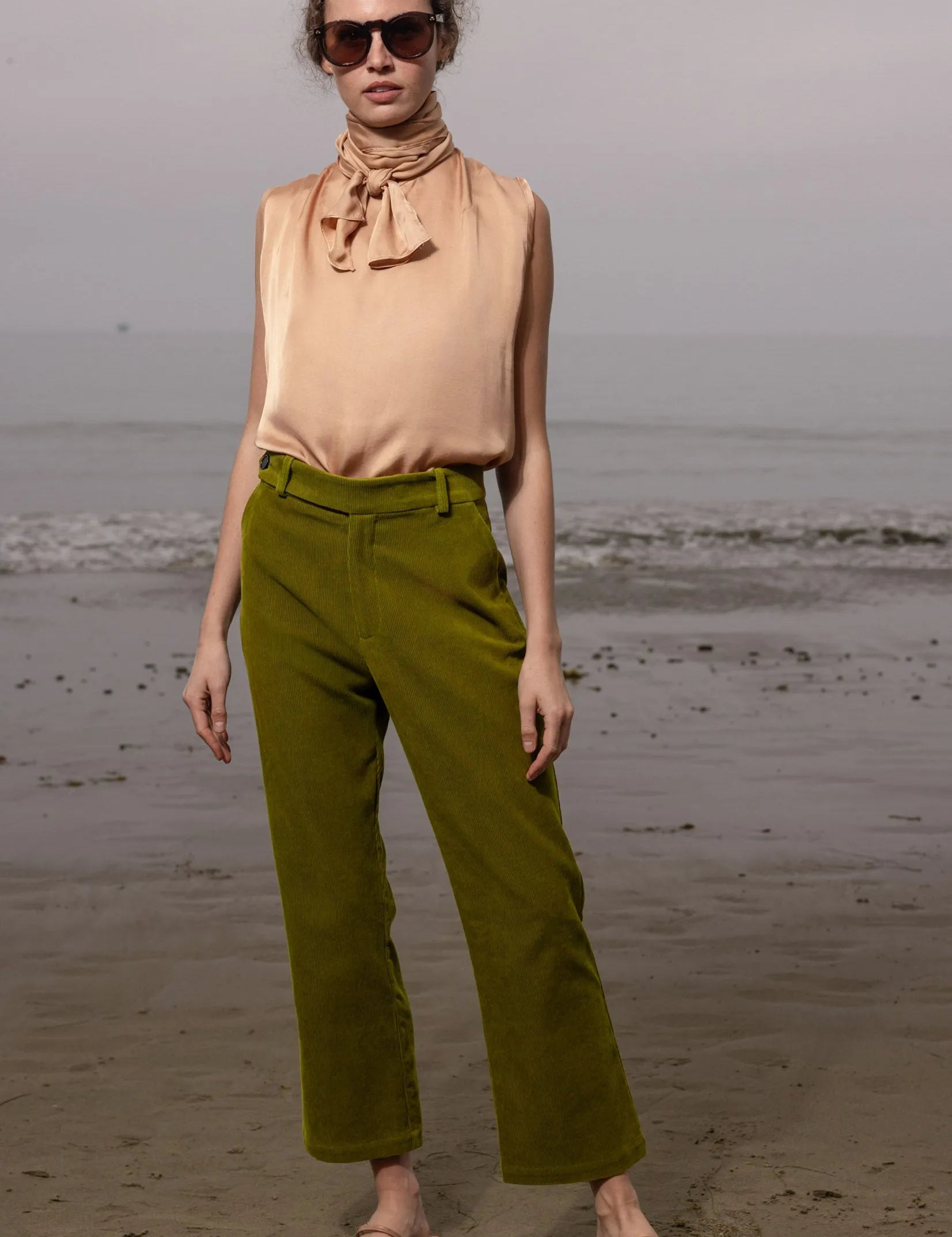 Serge Pant - Frog Corduroy - Heidi Merrick