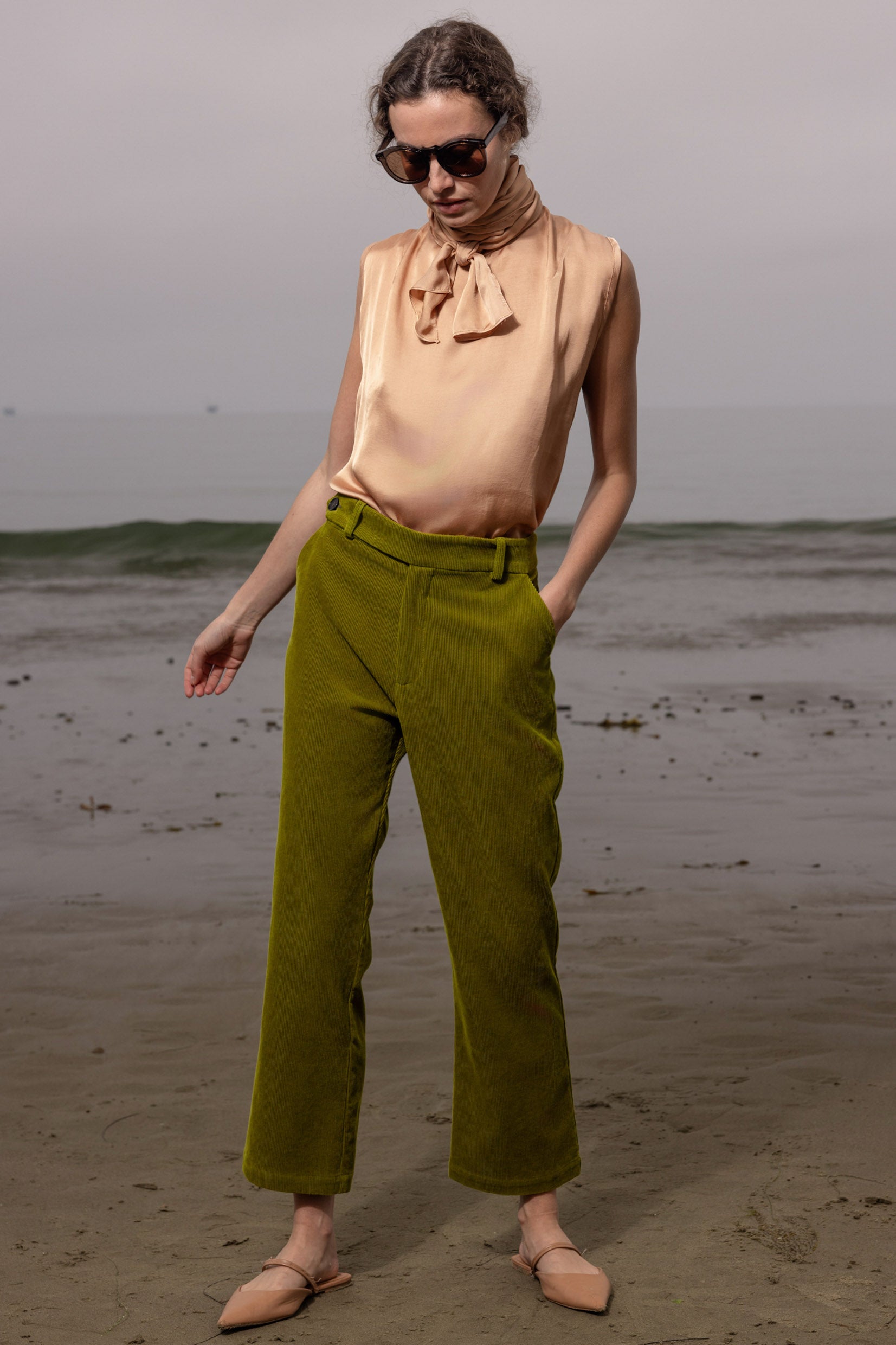 Serge Pant - Frog Corduroy - Heidi Merrick