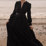 Ibiza Dress - Black Gauze - Heidi Merrick