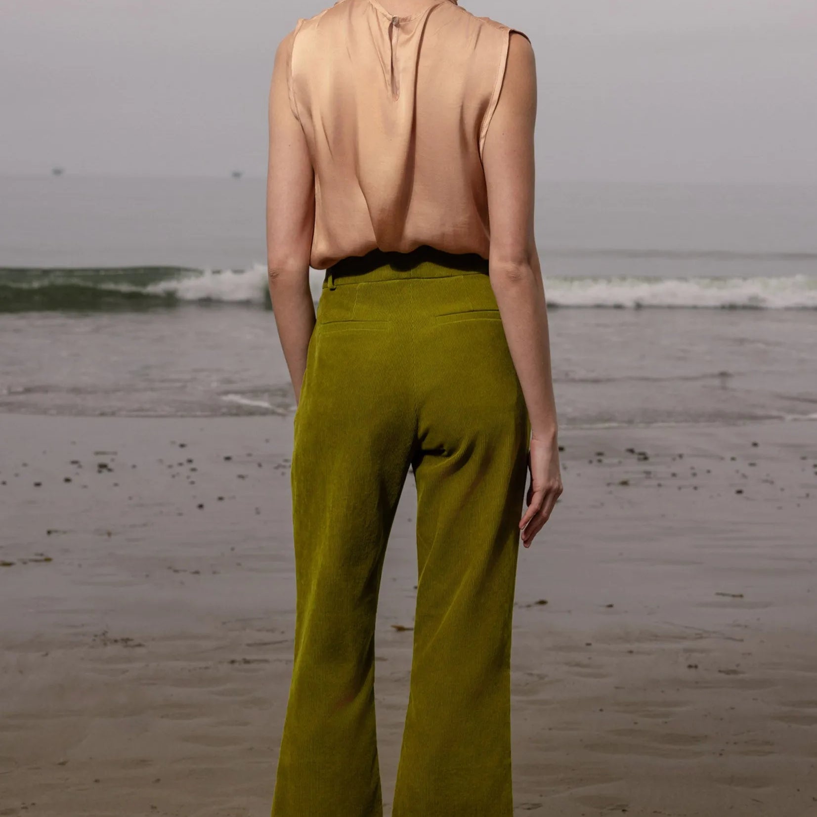 Serge Pant - Frog Corduroy - Heidi Merrick