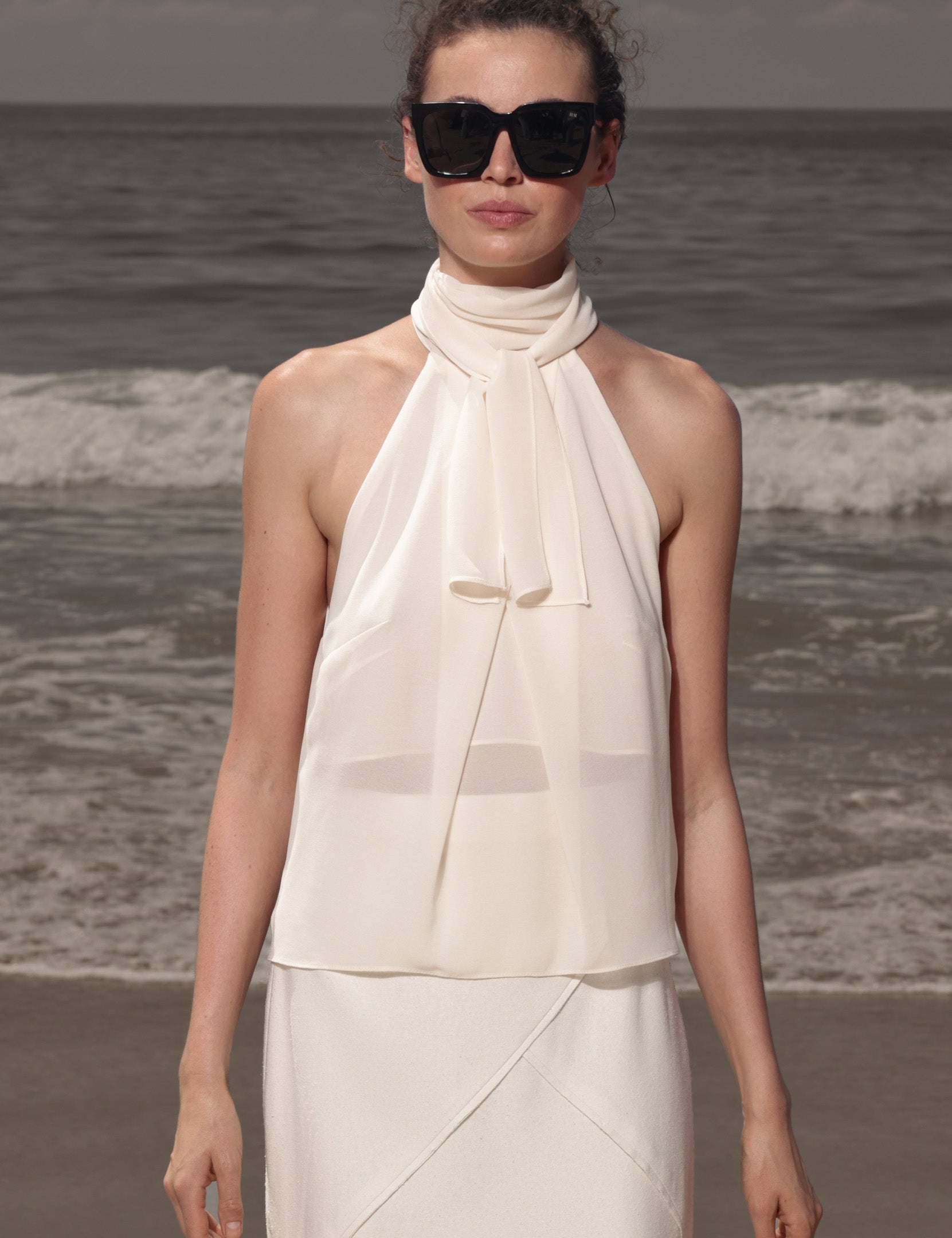 Nysa Top - Ivory - Heidi Merrick