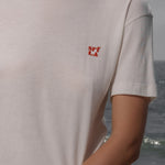 70's SRF LA Slim Tee - Red Embroidered - Heidi Merrick