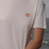 70's SRF LA Slim Tee - Red Embroidered - Heidi Merrick