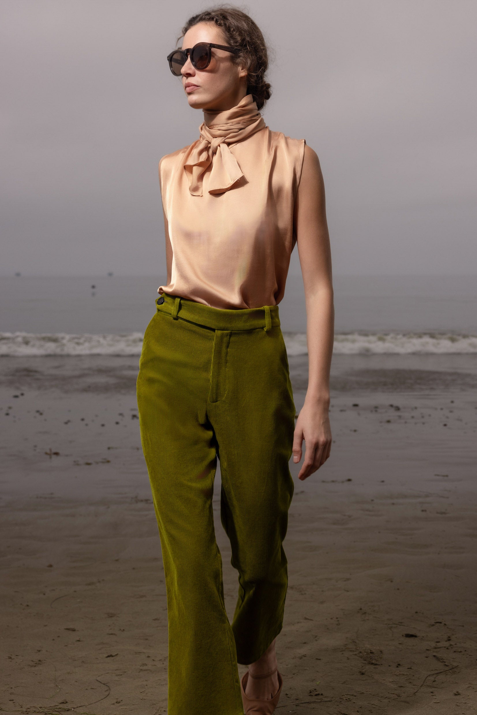 Serge Pant - Frog Corduroy - Heidi Merrick