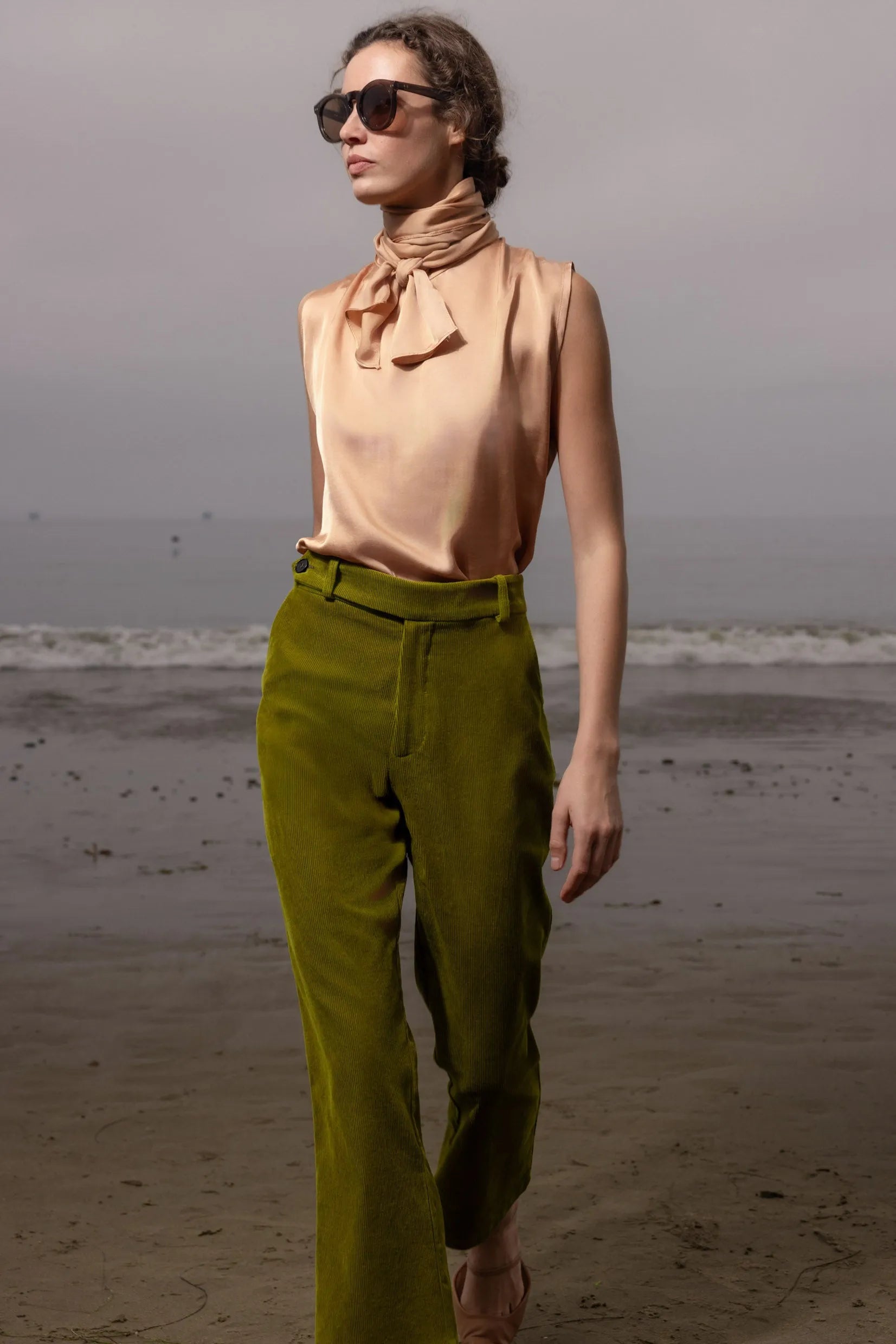 Serge Pant - Frog Corduroy - Heidi Merrick