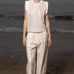 Baptise Pant - Ivory Linen - Heidi Merrick