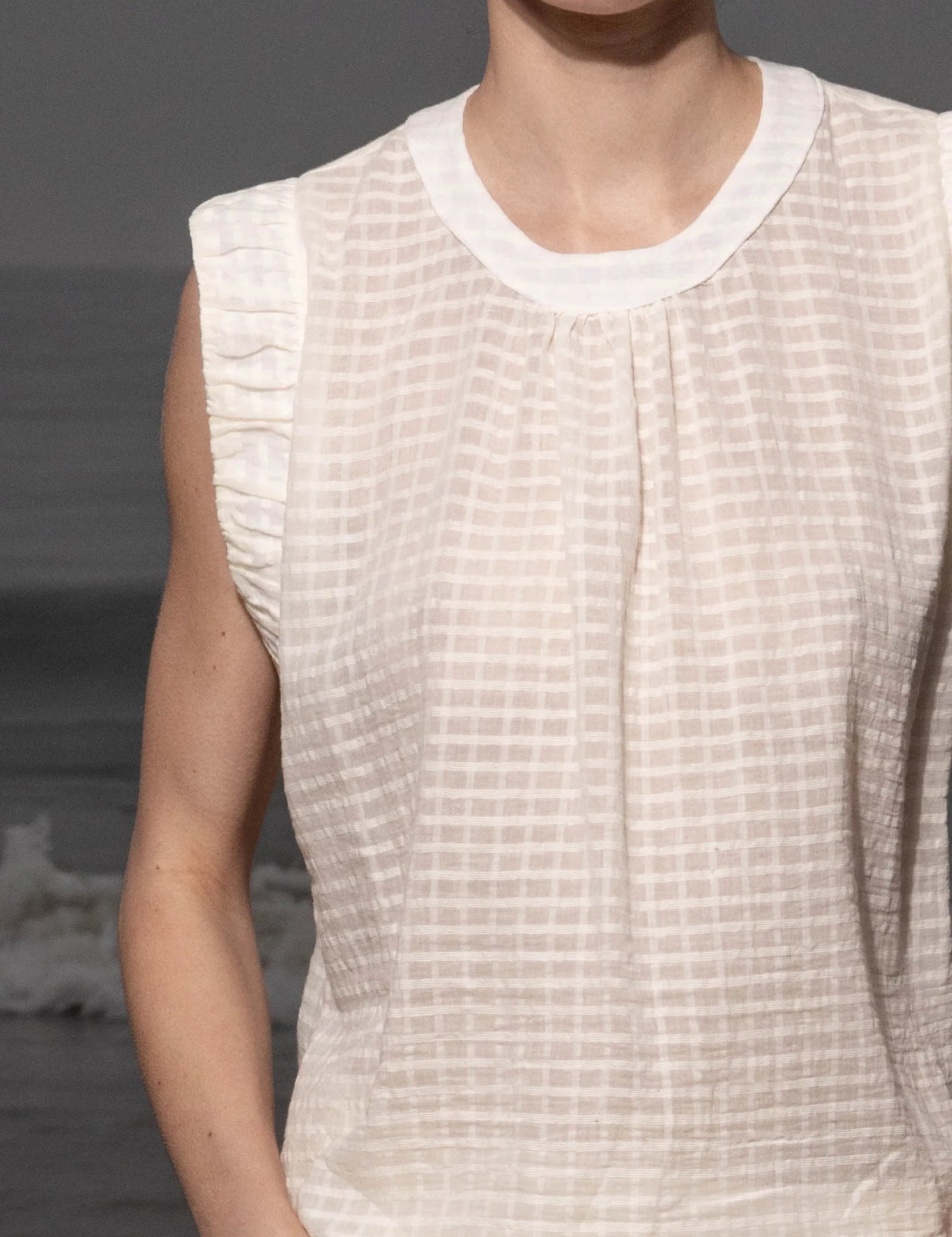Prose Tank - Cream - Heidi Merrick