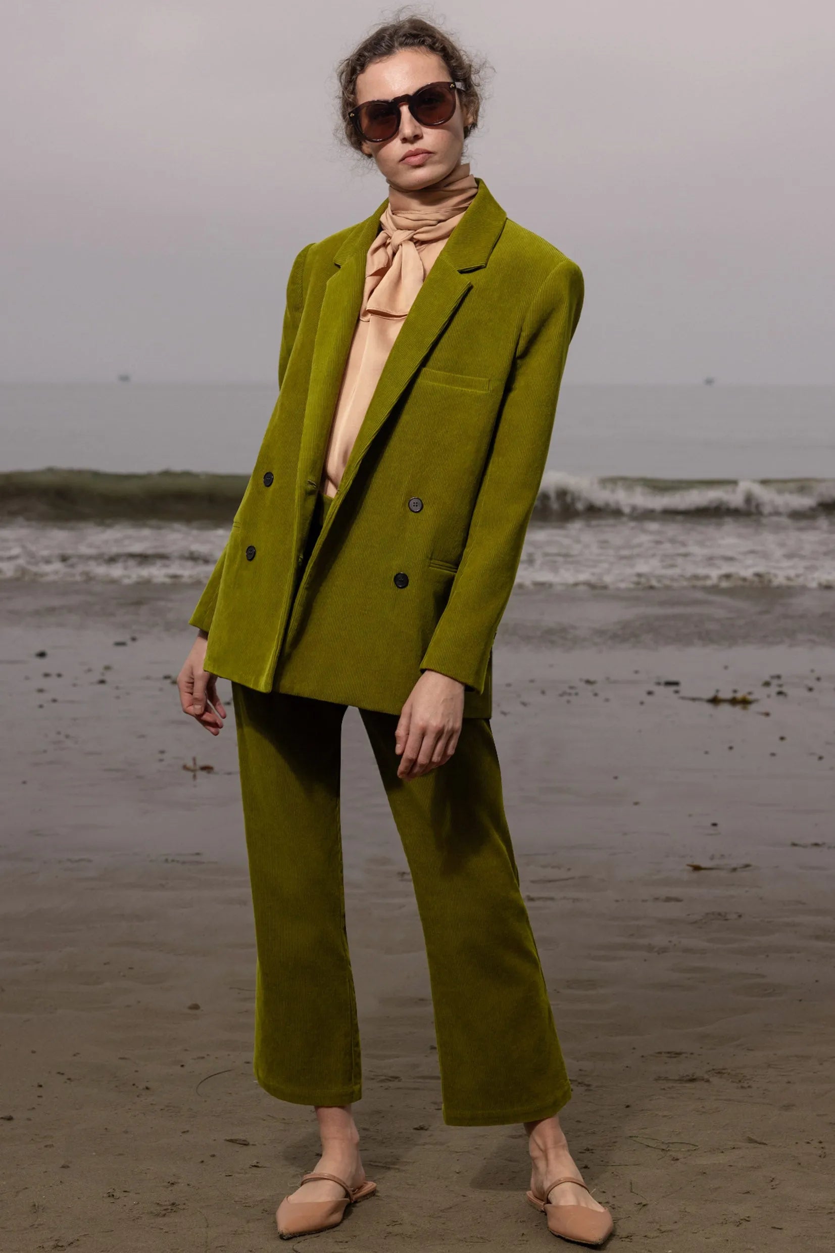 Serge Pant - Frog Corduroy - Heidi Merrick