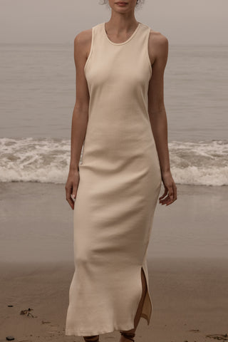 Stone Tank Dress - Ivory