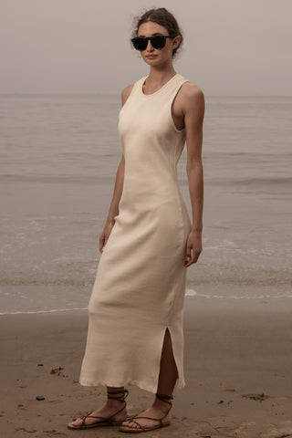 Stone Tank Dress - Ivory