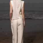 Baptise Pant - Ivory Linen - Heidi Merrick