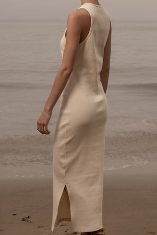 Stone Tank Dress - Ivory