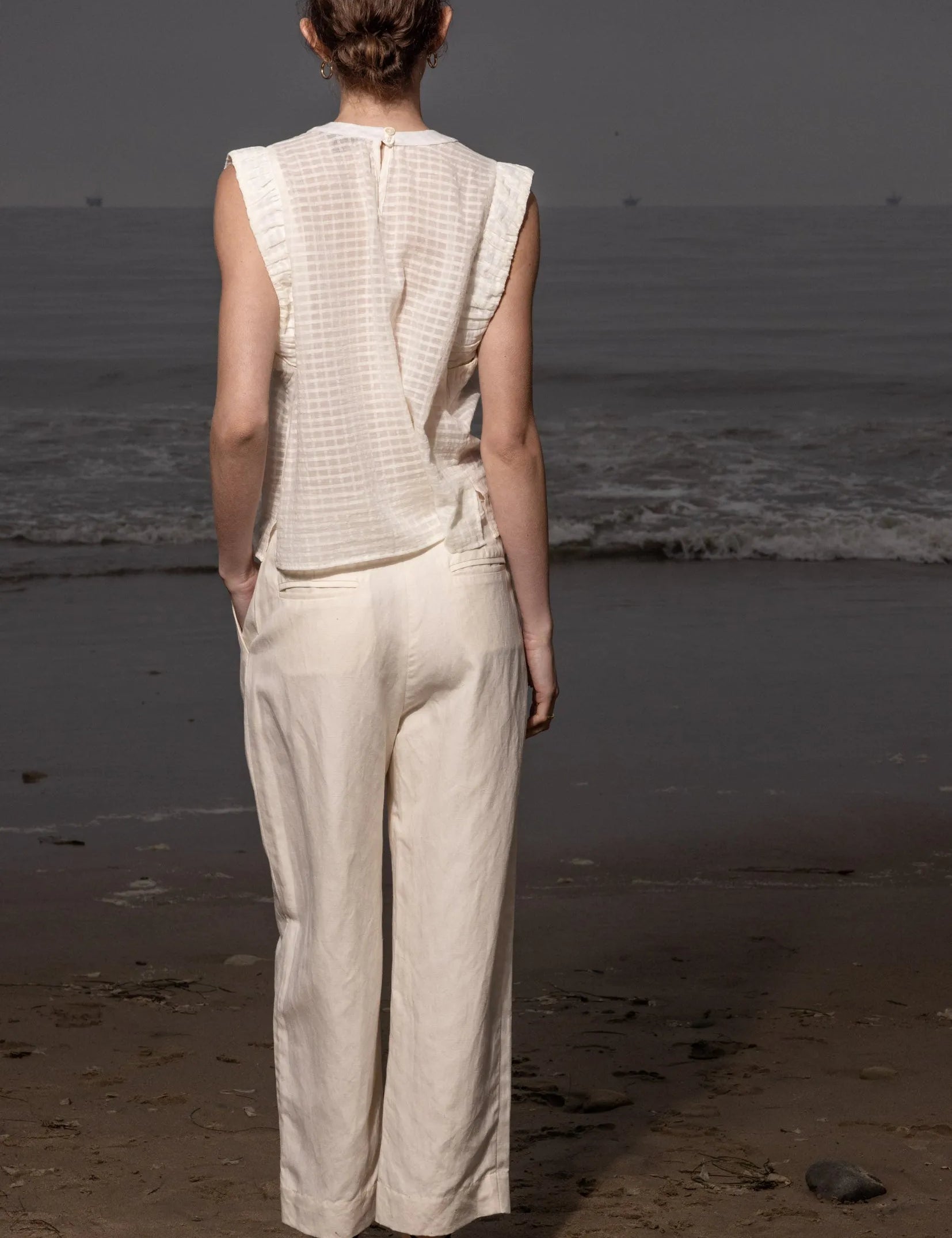 Prose Tank - Cream - Heidi Merrick