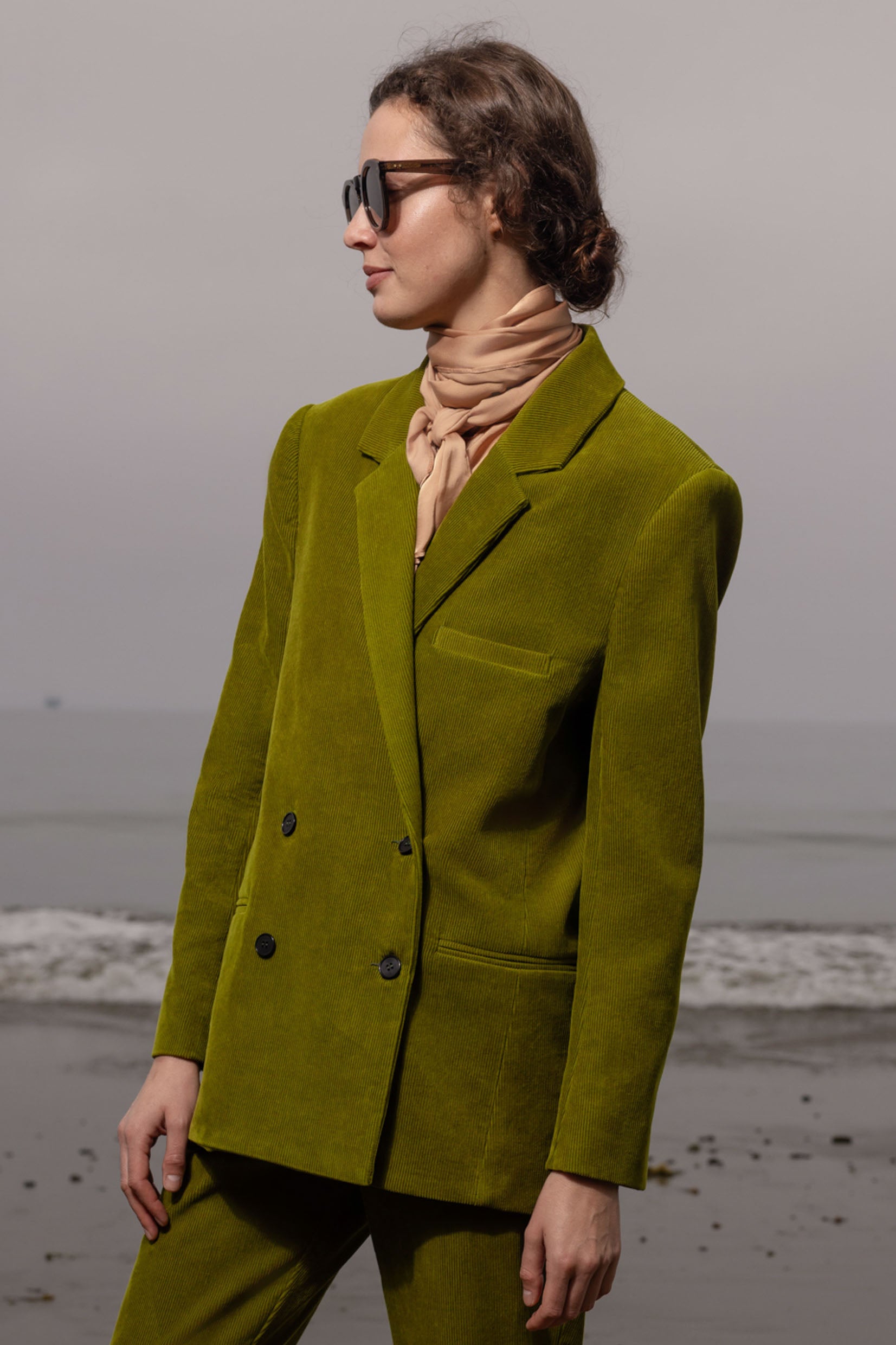 Francoise Blazer - Frog Corduroy - Heidi Merrick