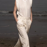 Baptise Pant - Ivory Linen - Heidi Merrick