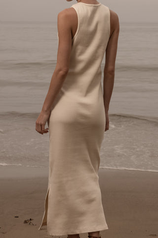 Stone Tank Dress - Ivory