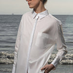 JJ Shirt - White Shirting - Heidi Merrick