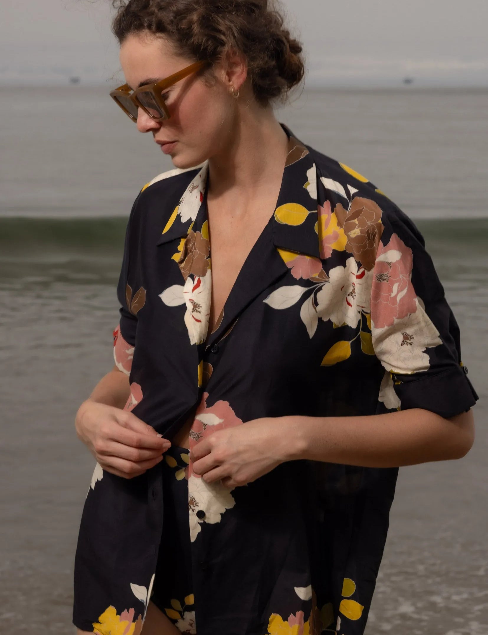 Bali Shirt - English Rose - Heidi Merrick