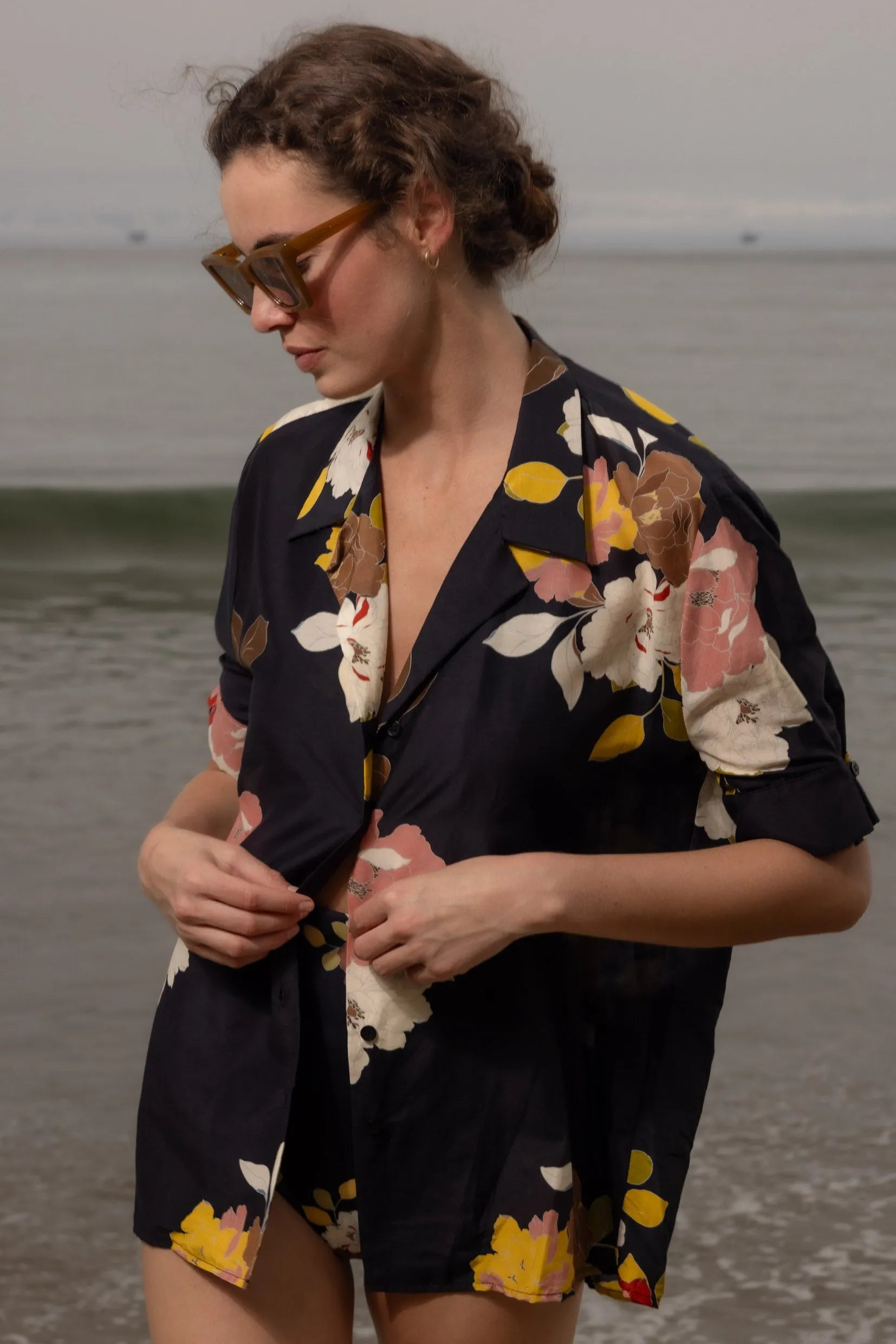 Bali Shirt - English Rose - Heidi Merrick