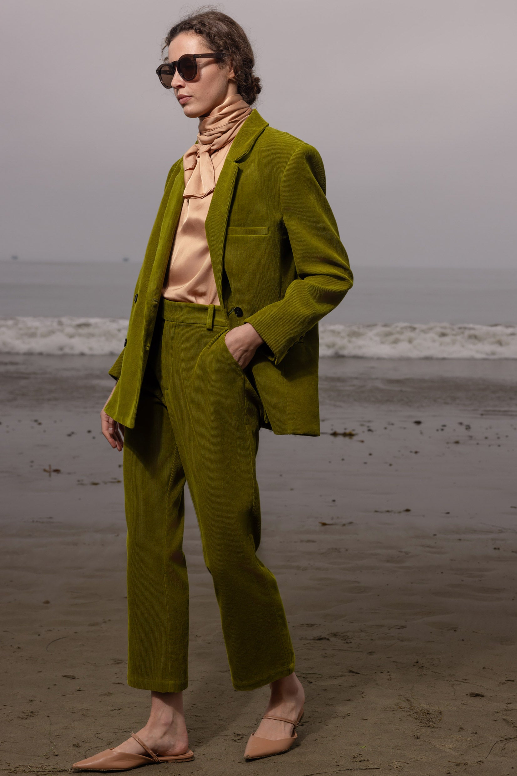 Francoise Blazer - Frog Corduroy - Heidi Merrick