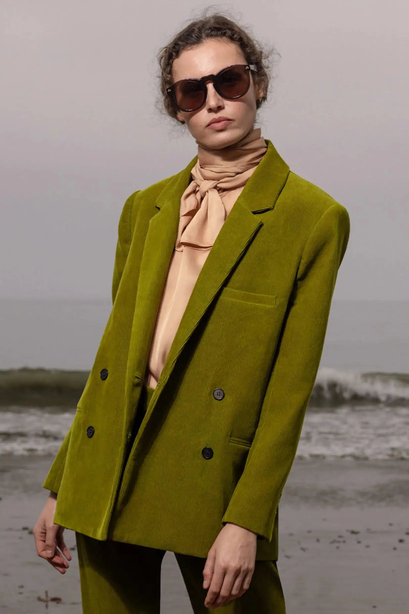 Francoise Blazer - Frog Corduroy - Heidi Merrick