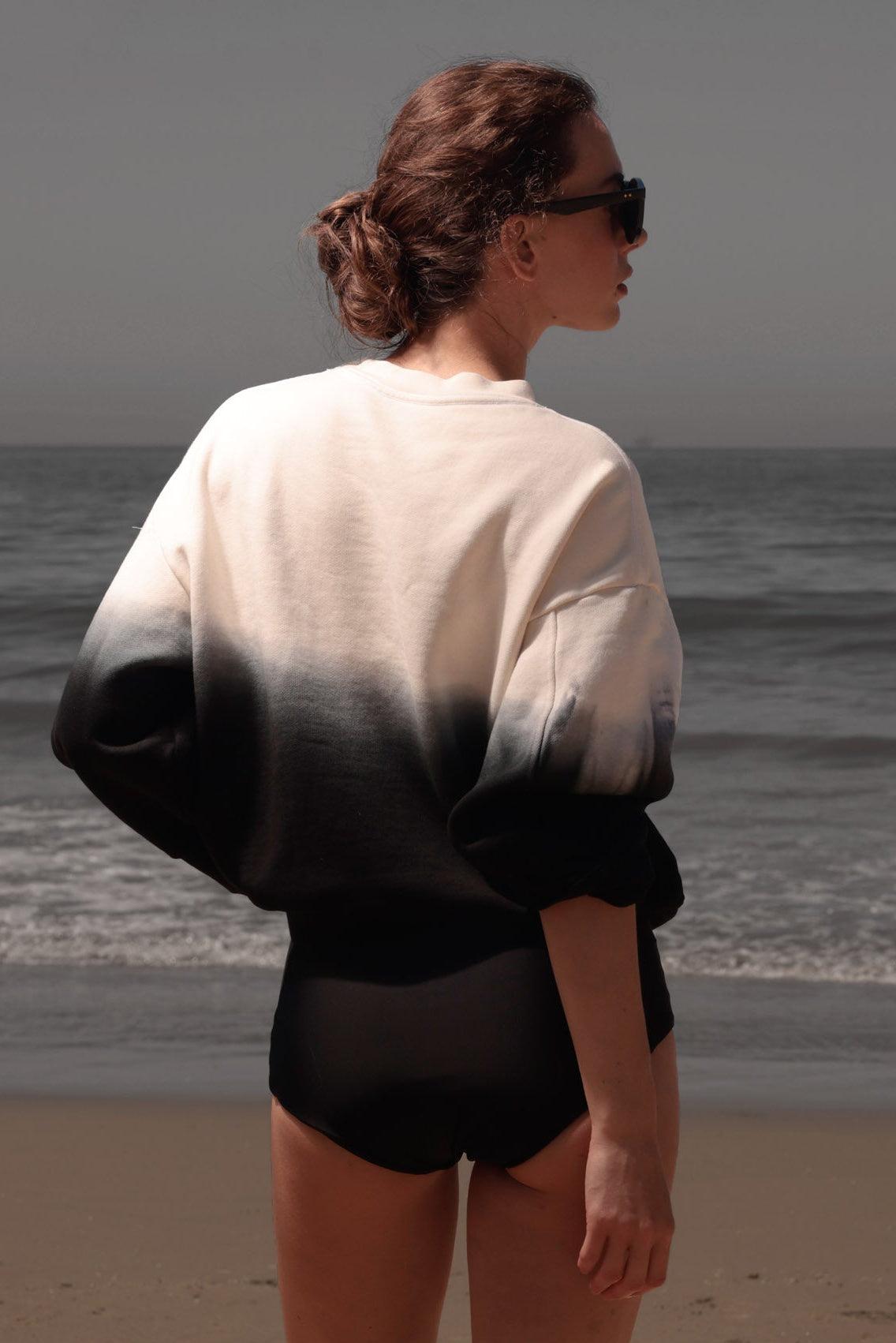 Barrel Sleeve 70's SRF LA Crewneck - Moonlight - Heidi Merrick