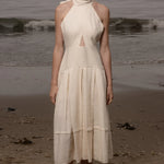 Ginger Dress - Ivory Linen - Heidi Merrick